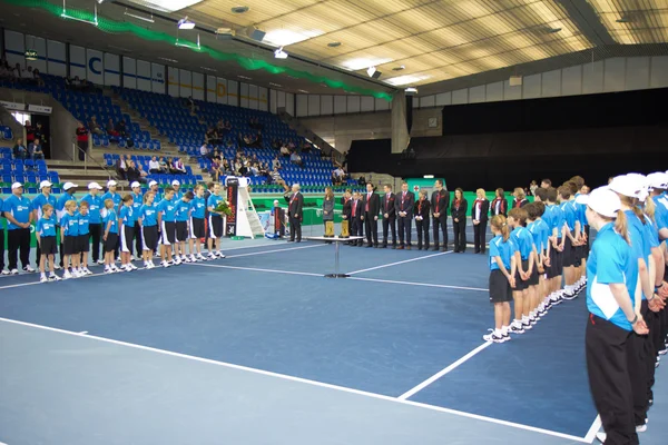 stock image Award ceremony at tennis Zurich Opne 2012