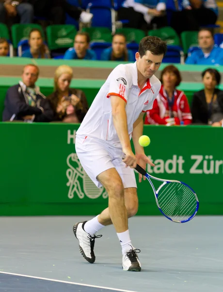 Tim Henman no Zurich Open 2012 — Fotografia de Stock