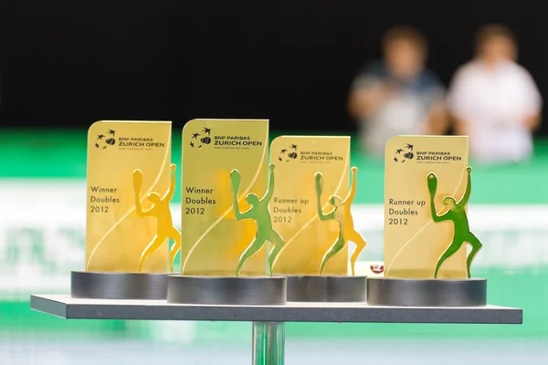 Double award ceremony at Zurich Open 2012 — Stock Photo, Image