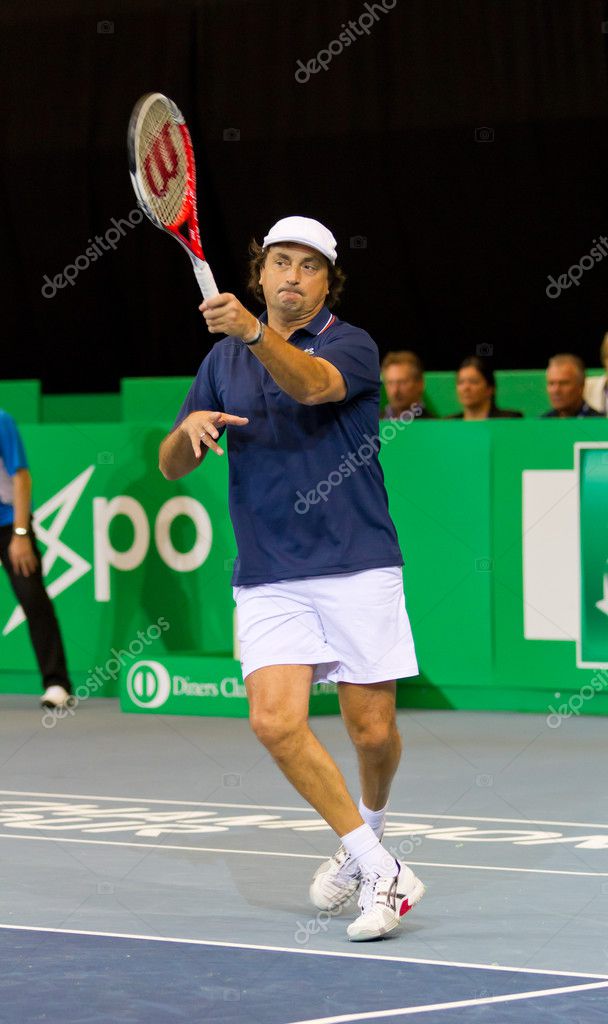 Henri leconte beim zurich open 2012 — Redaktionelles Stockfoto