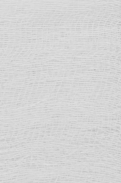 White medical bandage gauze texture, textured background — Stock Photo, Image