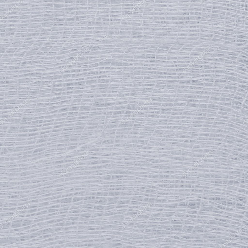 White medical bandage gauze texture, abstract textured background
