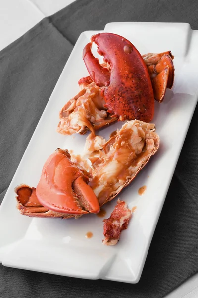 stock image Lobster on white dish