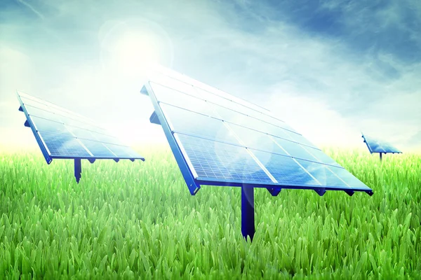Photovoltaic installation — Stock Photo, Image