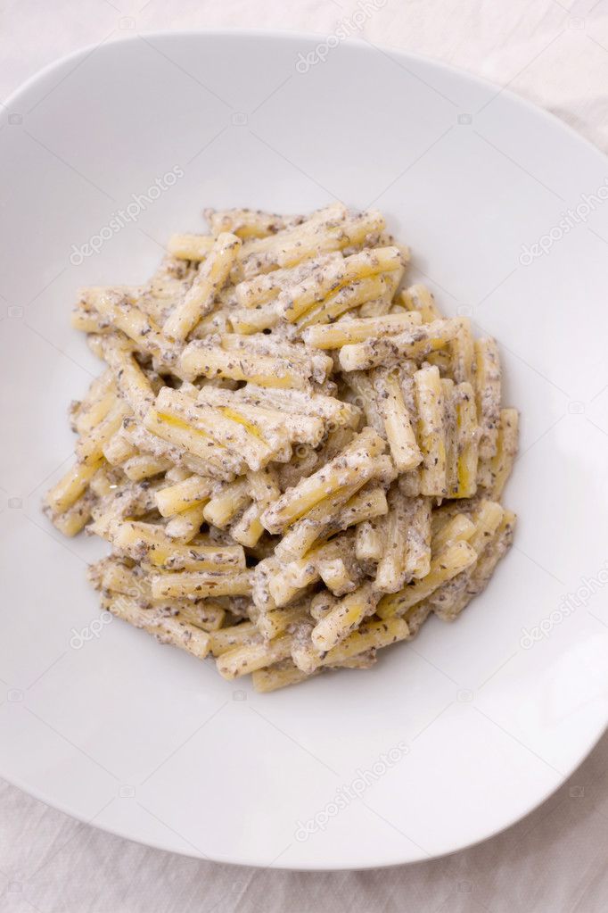 Pasta with truffle sauce