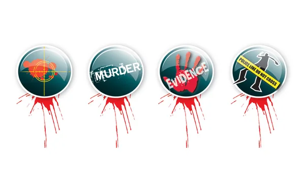 Crime Buttons 3 — Stock Photo, Image