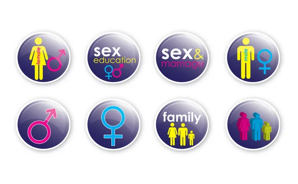 Love and Sex Buttons 3 — Stock Photo, Image
