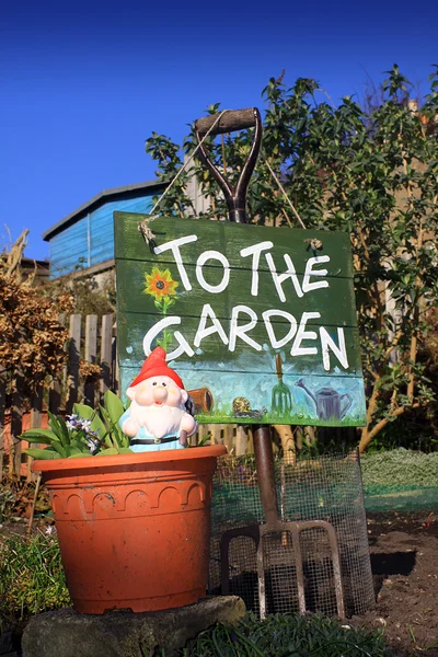 stock image Garden Sign 2