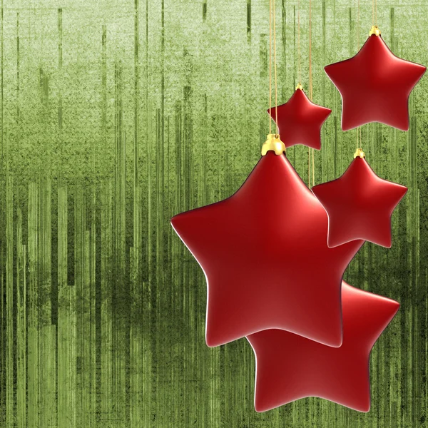 Festive background with red stars — Stock Photo, Image