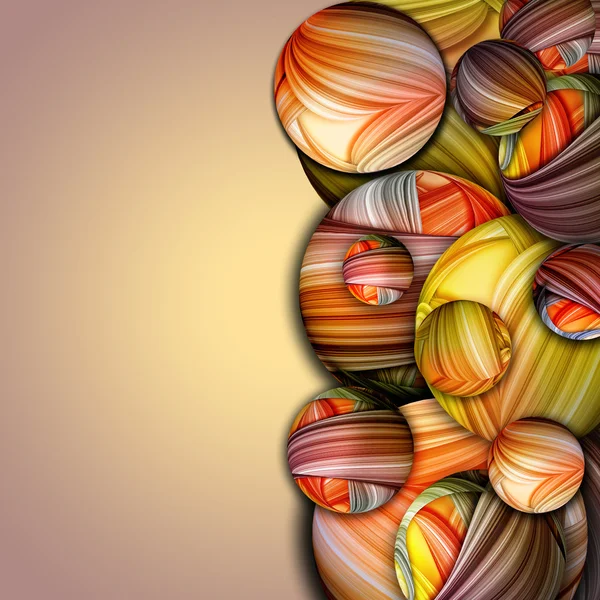 Colorful bright spheres background — Stock Photo, Image