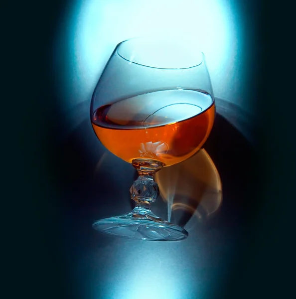 Ποτήρι κονιάκ ή μπράντυ — Φωτογραφία Αρχείου