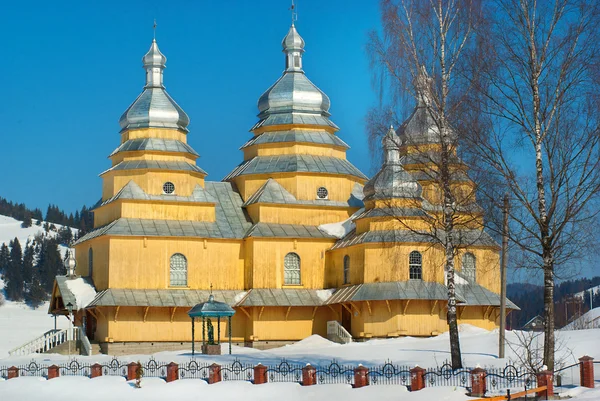 Stock image Traditional ukrainian carpathian region wooden church