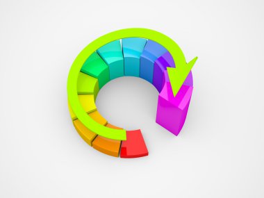 İş Finans şeması, bar, grafik diyagramı