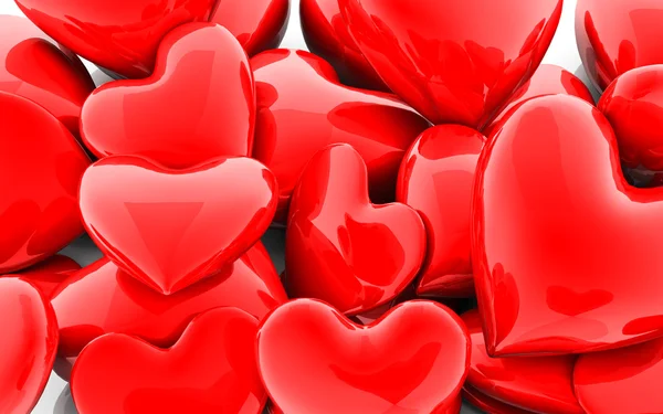 Inimi roșii — Fotografie, imagine de stoc