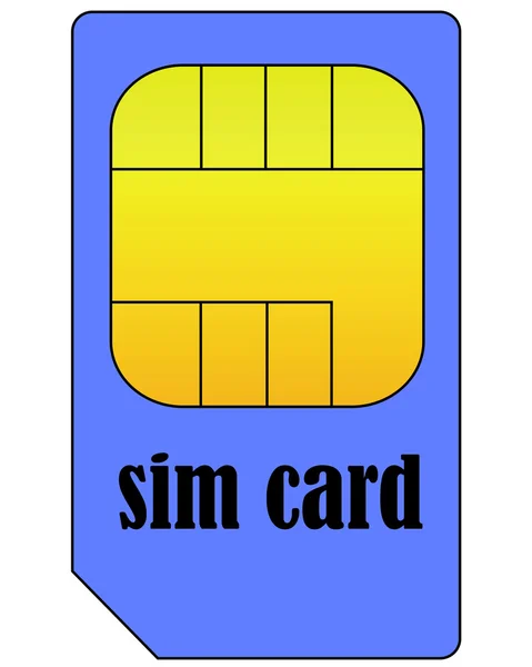 SIM-Karte — Stockvektor