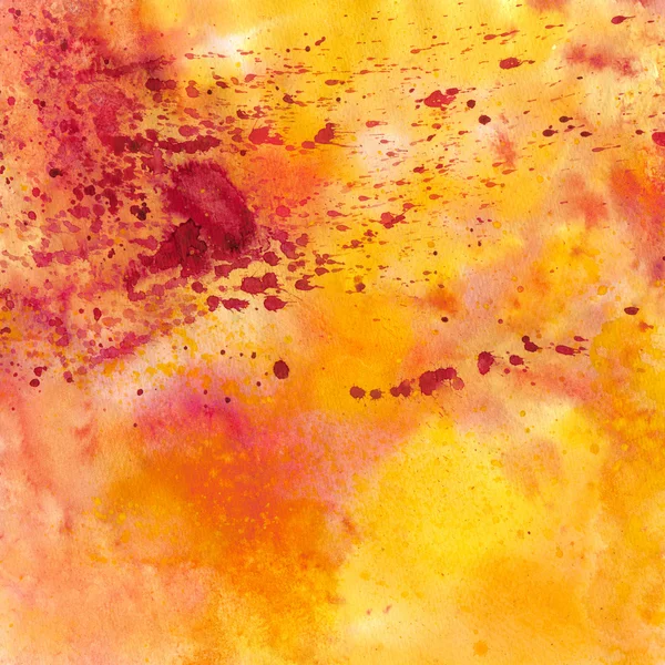 Pink and orange watercolor background — Stock Photo, Image