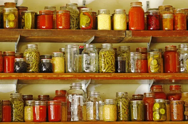 食品の貯蔵 ロイヤリティフリーのストック画像