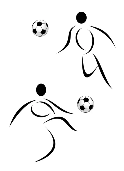 Vektoru symbol fotbal — Stockový vektor