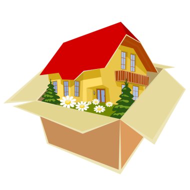 New house for everyone clipart