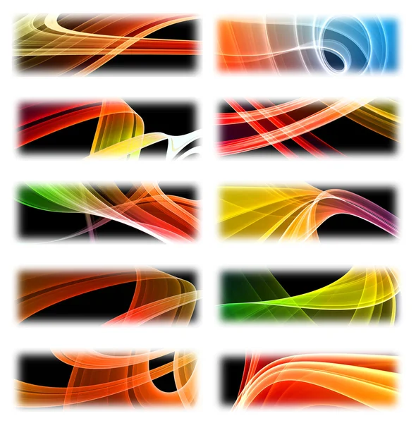 Conjunto de banner abstracto moderno — Foto de Stock