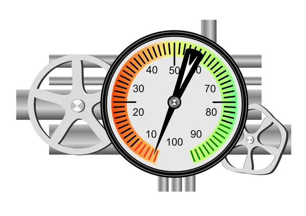 Fuel meter — Stock Vector