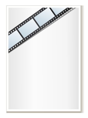 Blank photo, video template clipart