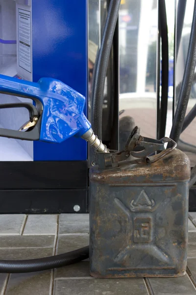Dettaglio di una pompa di carburante — Foto Stock