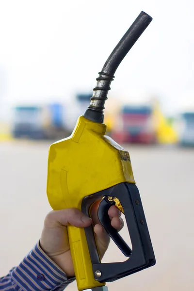 Dettaglio di una pompa di carburante — Foto Stock