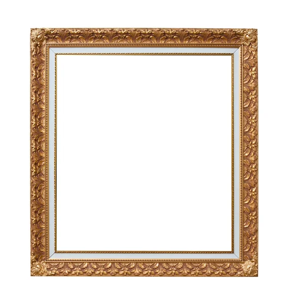 Gold plated picture frame — Stock Photo, Image