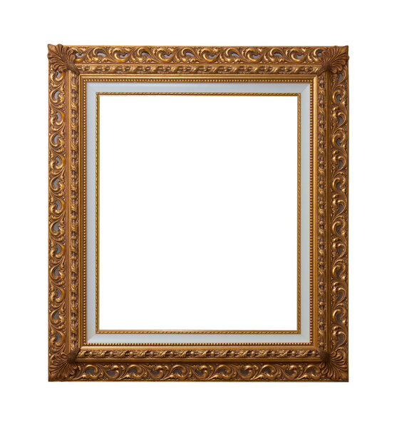 Gold plated picture frame