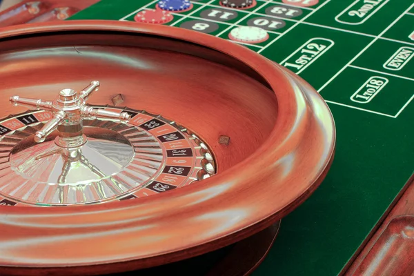 Red Casino Roulette — стоковое фото