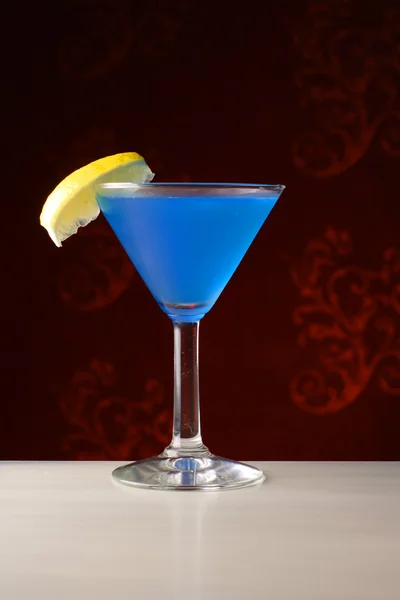 Blå margarita-cocktail – stockfoto