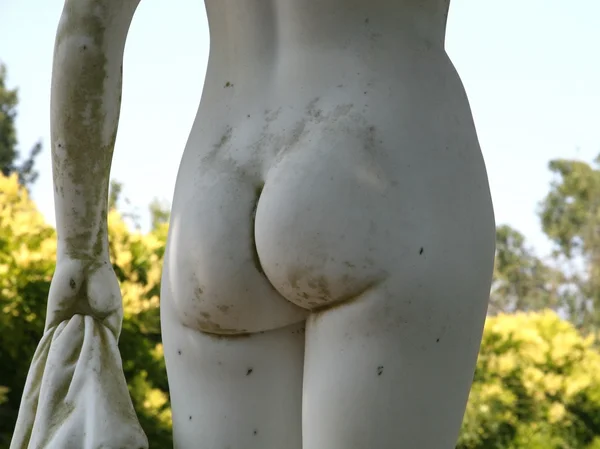 Πίσω πλευρά της afrodita - ελληνική πέτρινο άγαλμα — Φωτογραφία Αρχείου