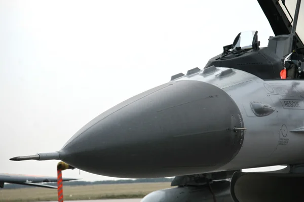 Combat aircraft nose — Stock Photo, Image
