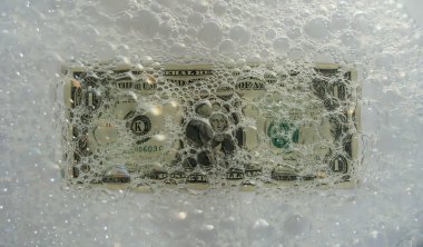 Washing dollar clipart