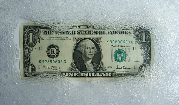 Wassen-gestemde dollar — Stockfoto