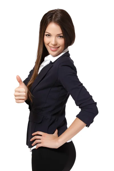 Erfolgreiche Geschäftsfrau posiert — Stockfoto