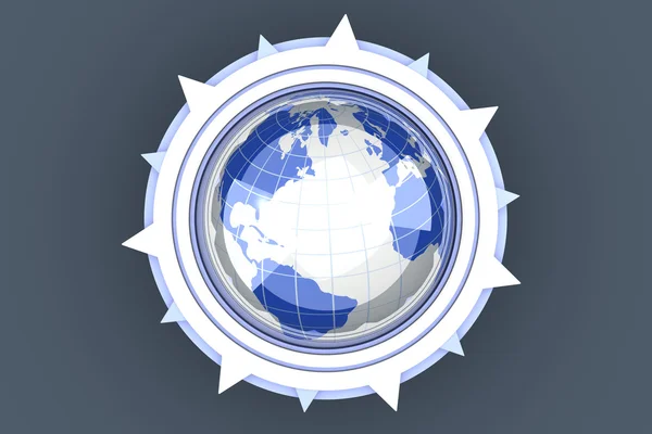 Global compass — Stock Photo, Image