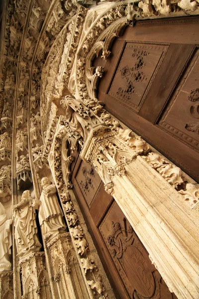 Entrance to the Cathedral of Regensburg — Stock Photo, Image