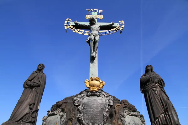 Kreuz in Prag — Stockfoto