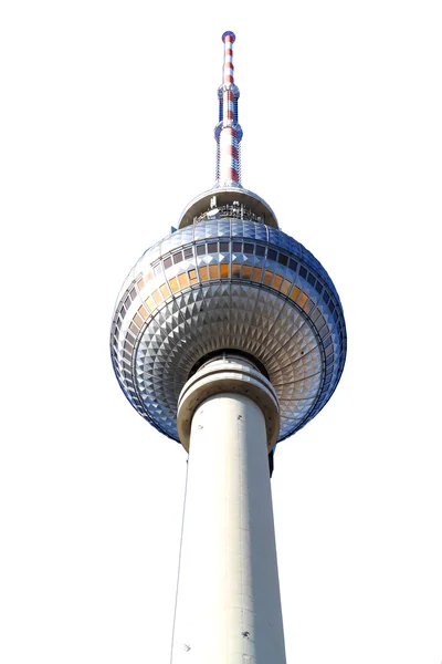 TV Tower in Berlin - Isolated — Stock Photo, Image
