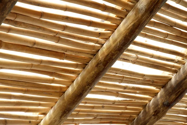 Bambu çatısı. — Stok fotoğraf