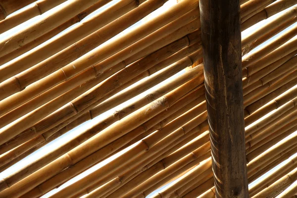 竹の屋根 — ストック写真