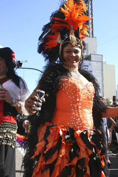 Desfile gay em São Paulo — Fotografia de Stock