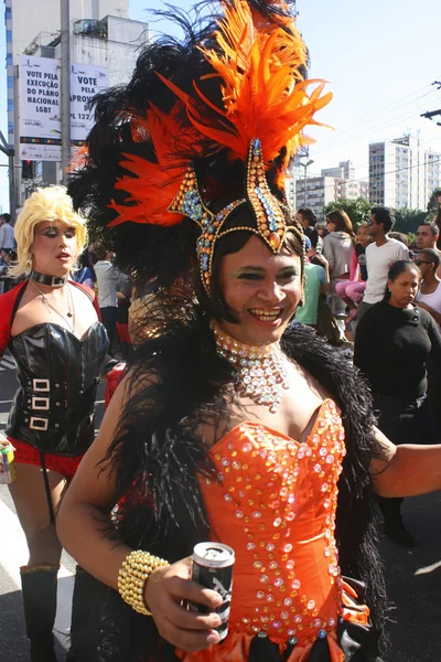 Desfile Gay en Sao Paulo — Foto de Stock