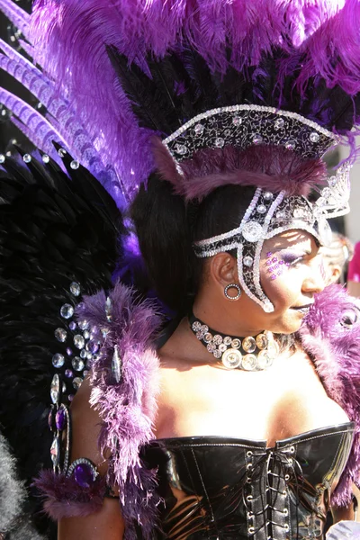 Затащить королеву на гей-парад в Сан-Паулу — стоковое фото