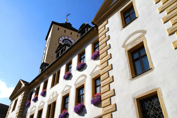 Historická budova v Regensburgu — Stock fotografie