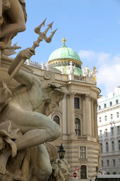 Blick auf die Hofburg in Wien — Stockfoto