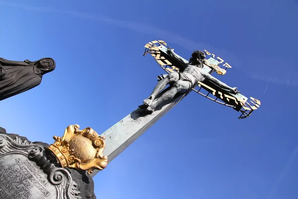 Kreuz in Prag — Stockfoto