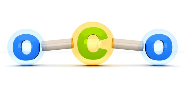 CO2 Molecule — Stok fotoğraf